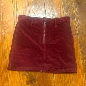 Madewell fall skirt